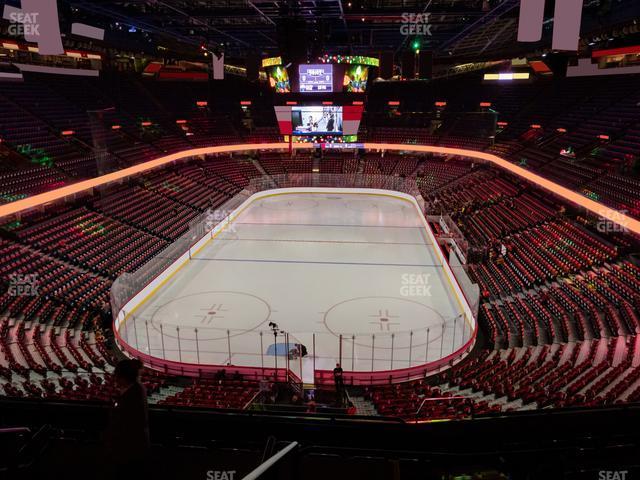 Seating view for Scotiabank Saddledome Section 205