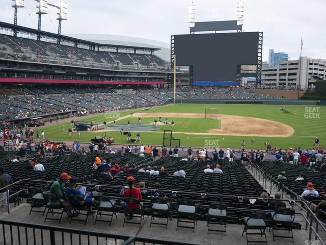 Seating view for Comerica Park Section 121