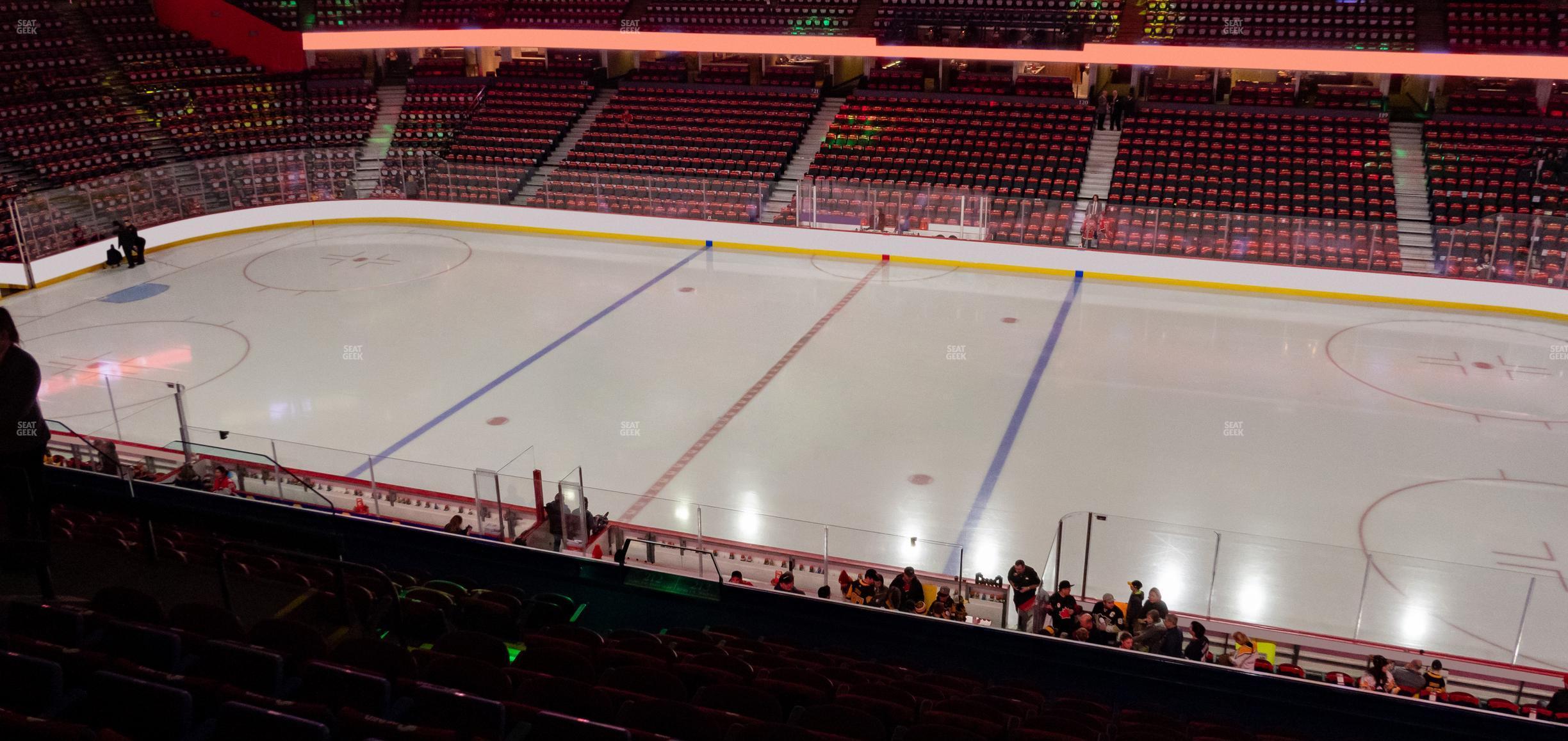 Seating view for Scotiabank Saddledome Section 213