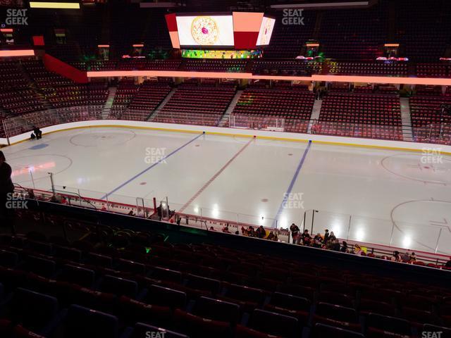 Seating view for Scotiabank Saddledome Section 213