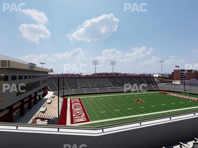 Seating view for Gesa Field Section 102