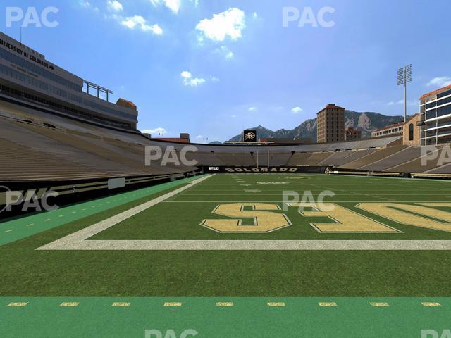 Seating view for Folsom Field Section Loge Box 141