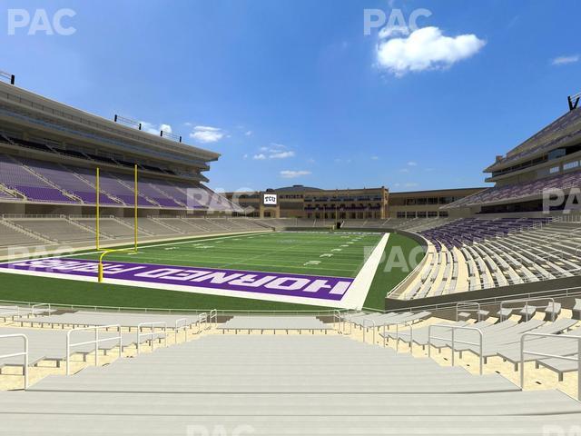 Seating view for Amon G. Carter Stadium Section 112