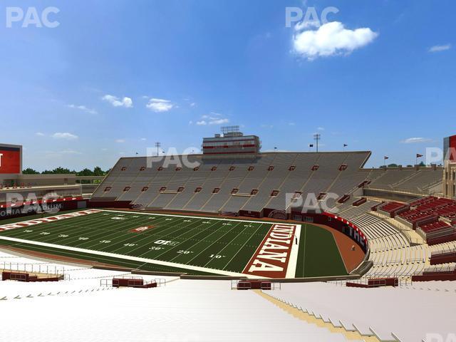 Seating view for Memorial Stadium - Indiana Section 22