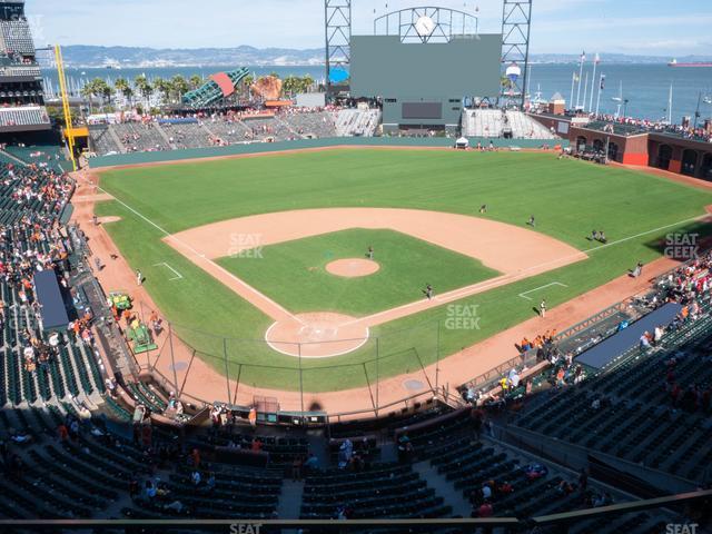 Seating view for Oracle Park Section View Box 314