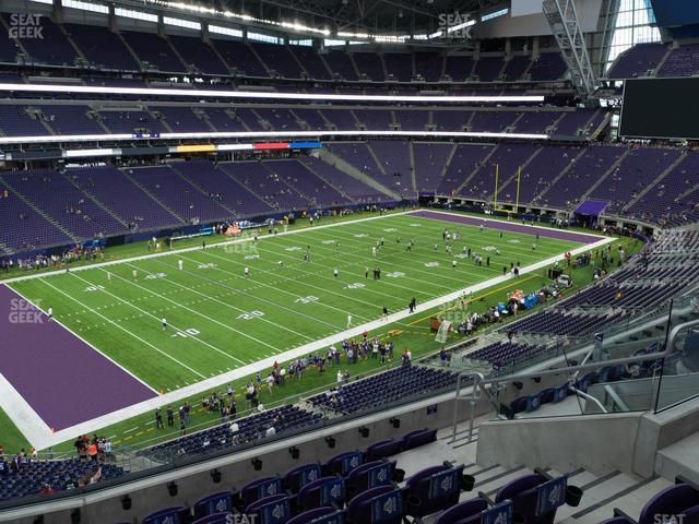 Seating view for U.S. Bank Stadium Section 240