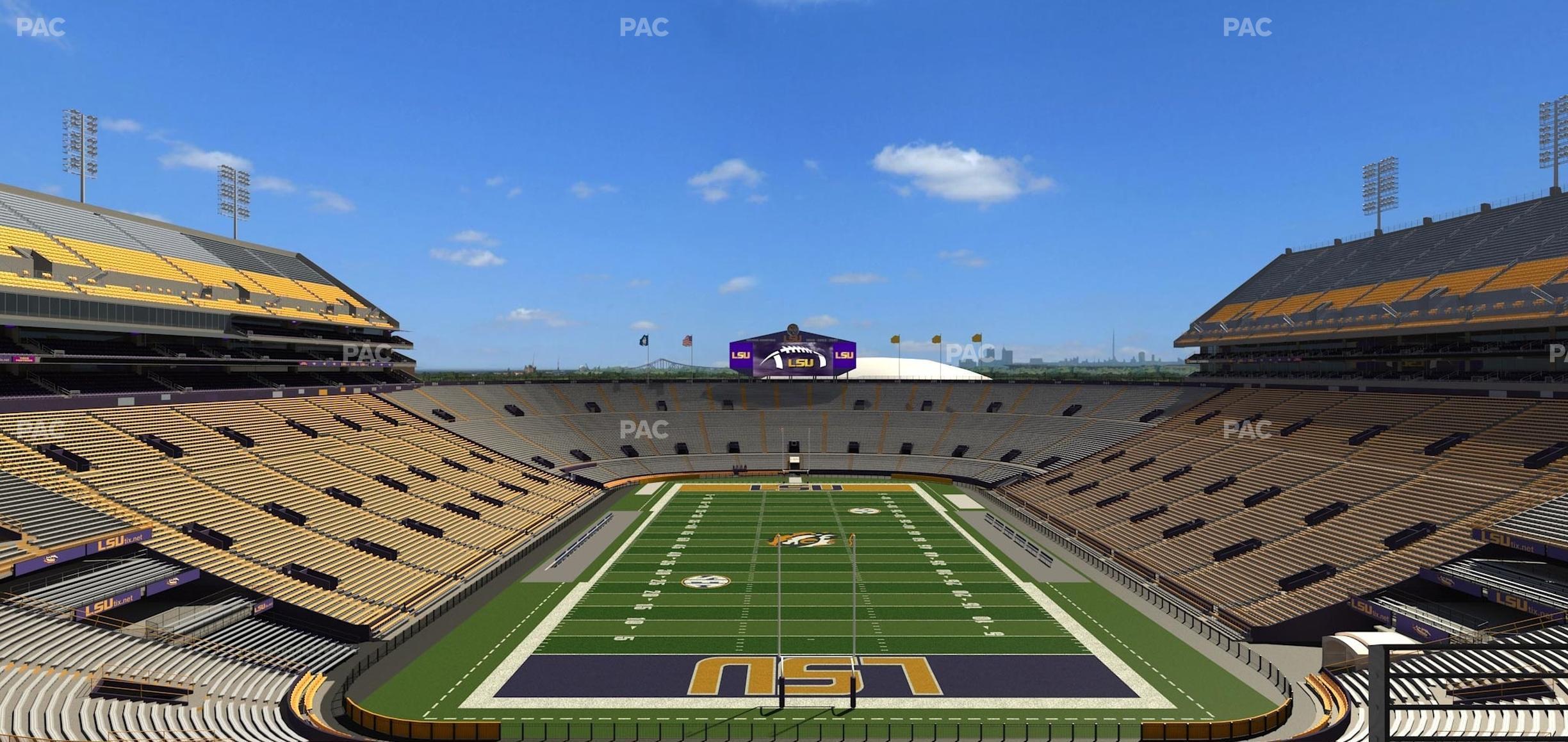 Seating view for Tiger Stadium Section Suite 154