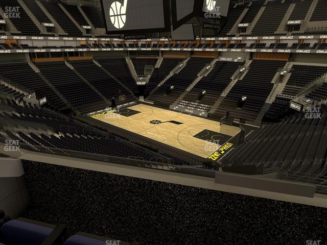 Seating view for Delta Center Section Suite 48