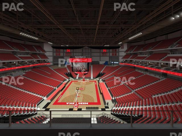 Seating view for Pinnacle Bank Arena Section 211