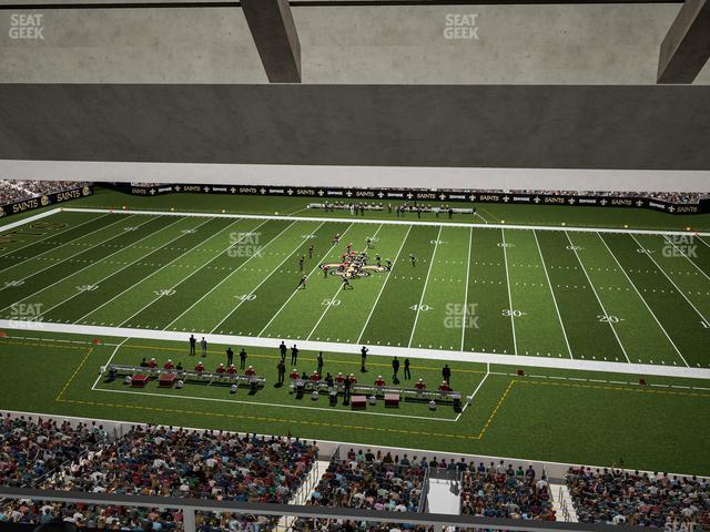 Seating view for Caesars Superdome Section Suite 414