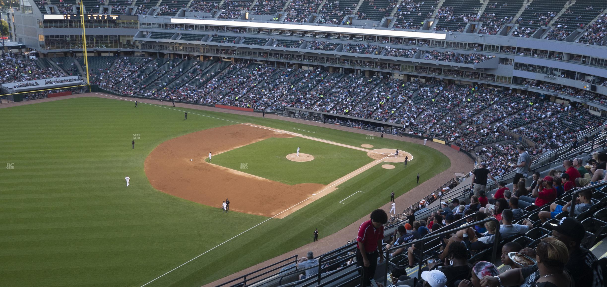 Seating view for Guaranteed Rate Field Section 550