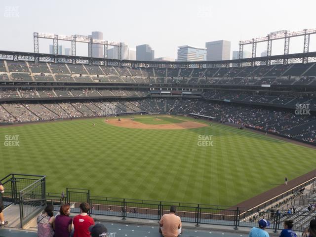 Seating view for Coors Field Section 401