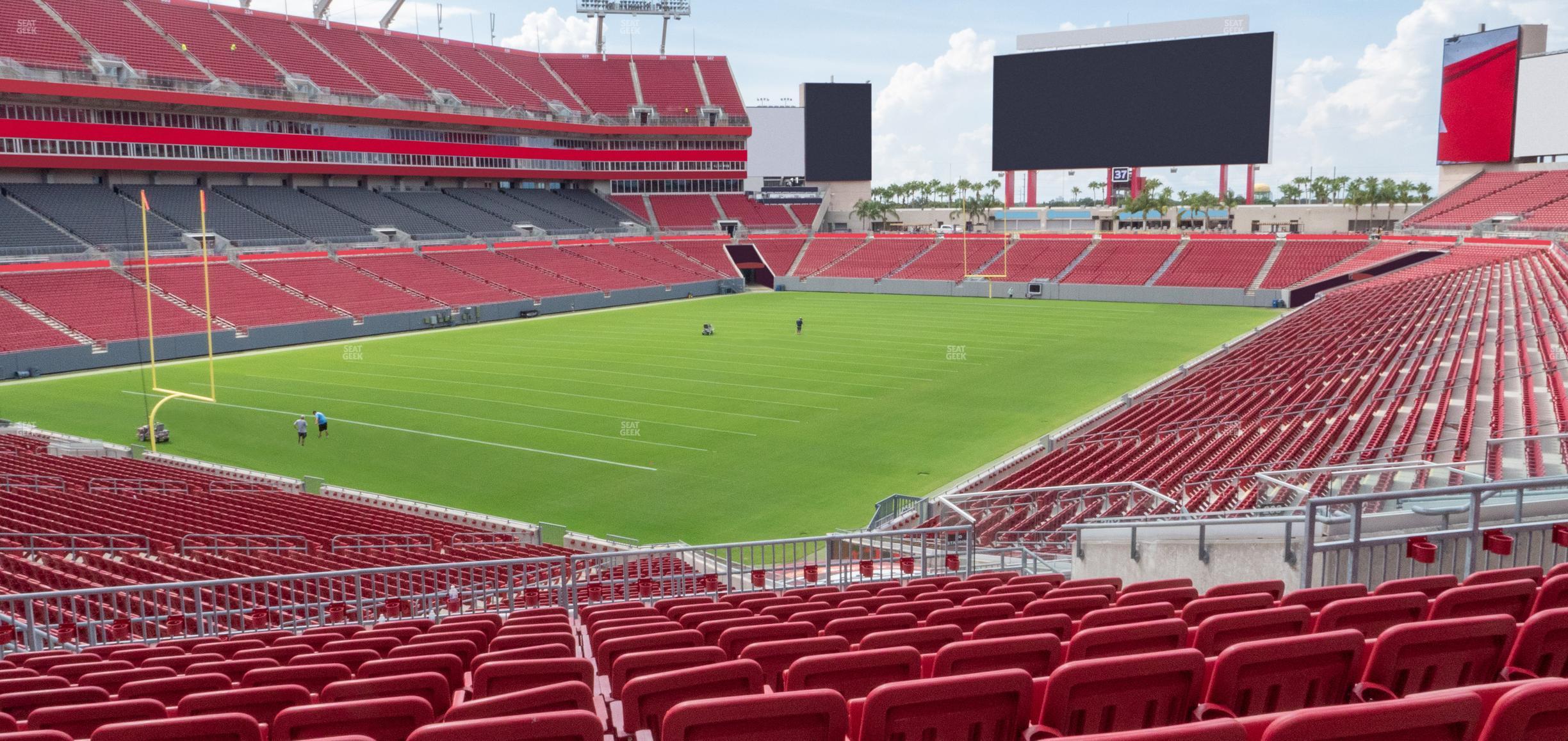 Seating view for Raymond James Stadium Section 202