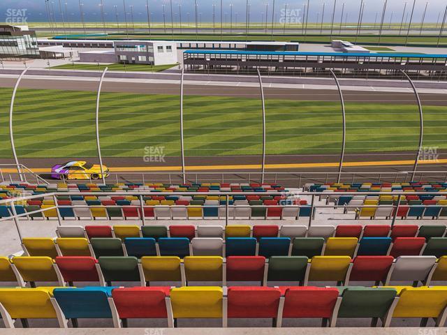 Seating view for Daytona International Speedway Section Back 155