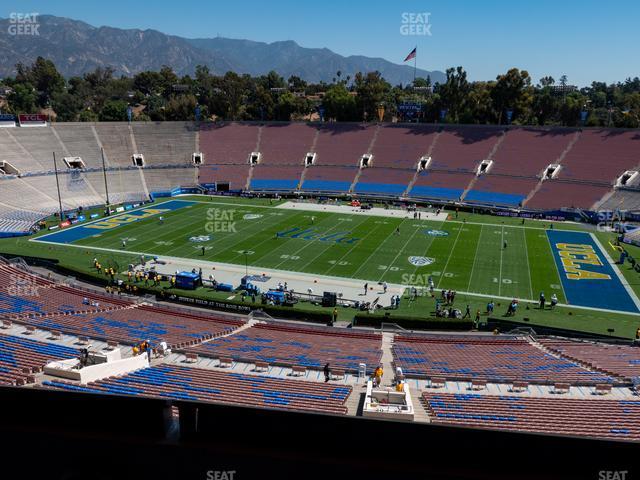 Seating view for Rose Bowl Stadium Section Club 206