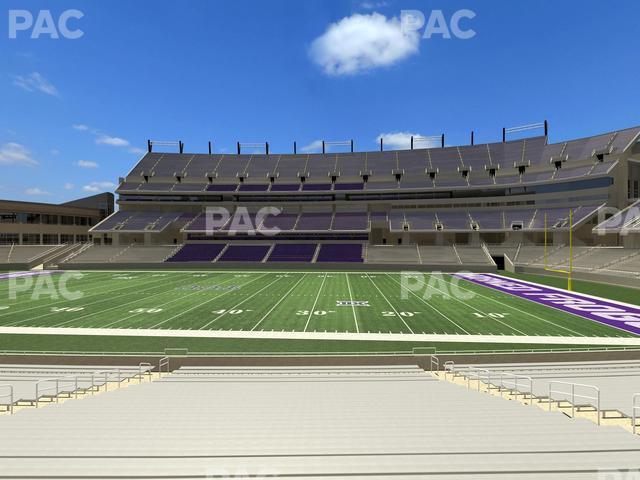 Seating view for Amon G. Carter Stadium Section 123