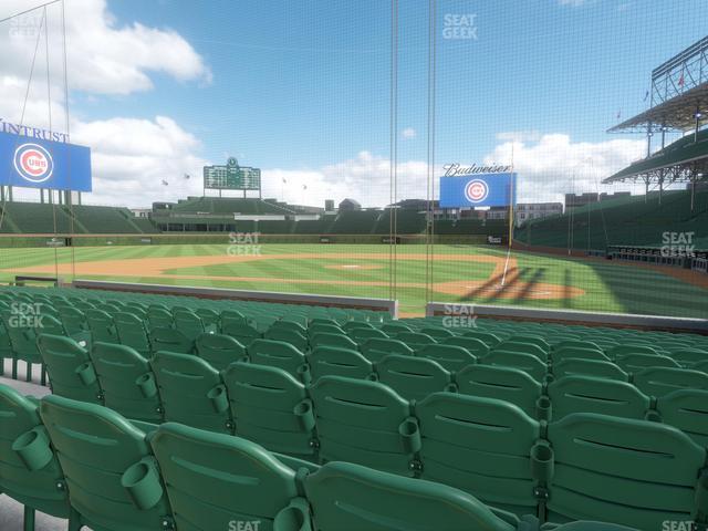 Seating view for Wrigley Field Section Club Box Home Plate 15