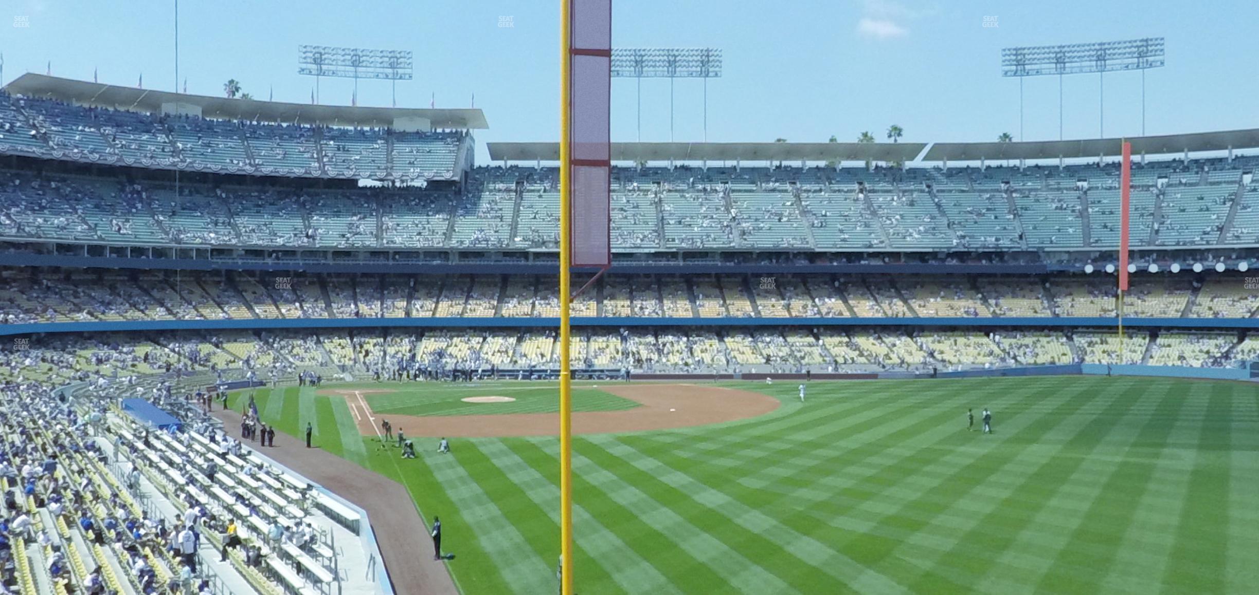 Seating view for Dodger Stadium Section 166 Lg