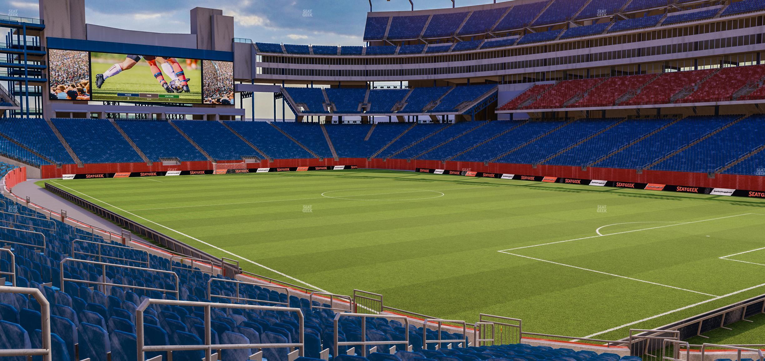 Seating view for Gillette Stadium Section 103