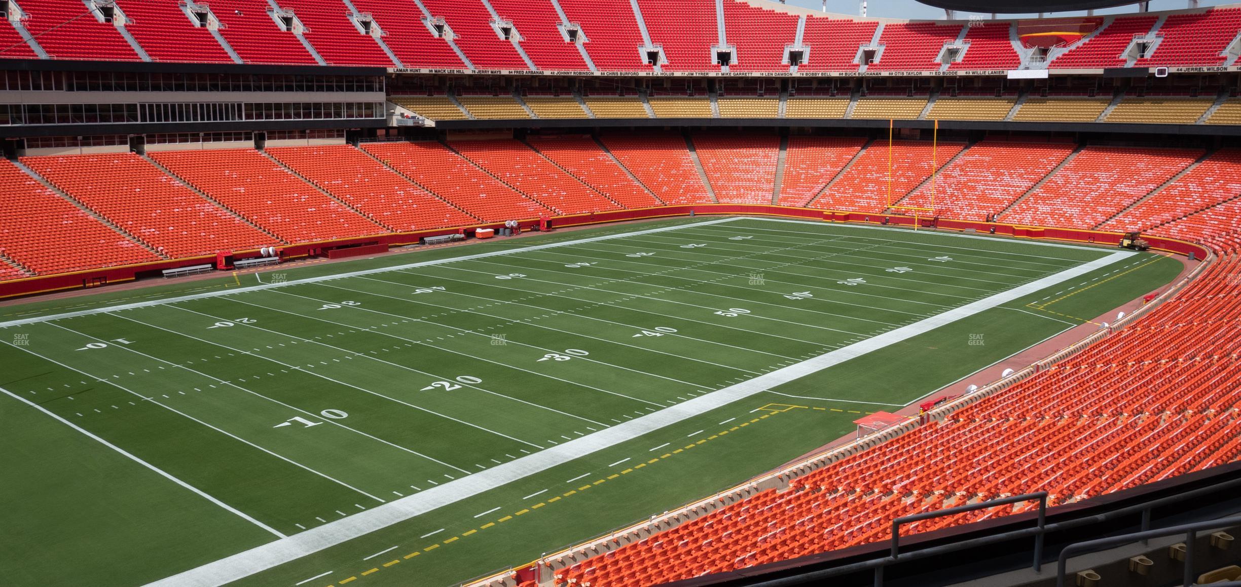 Seating view for GEHA Field at Arrowhead Stadium Section 207