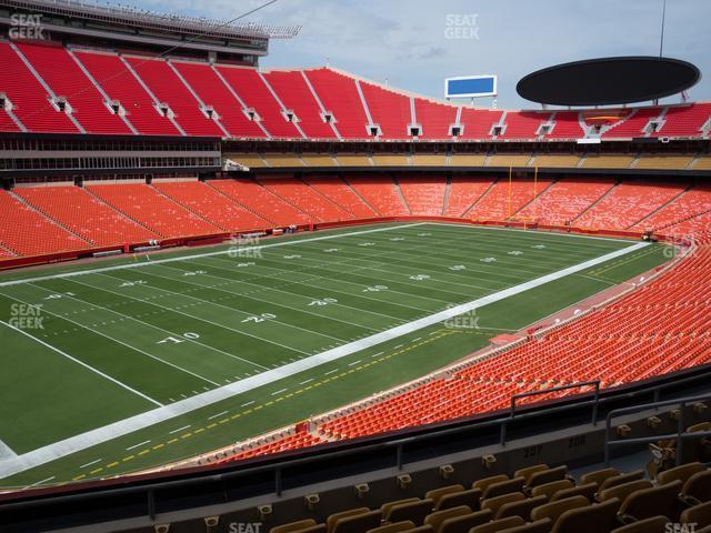 Seating view for GEHA Field at Arrowhead Stadium Section 207