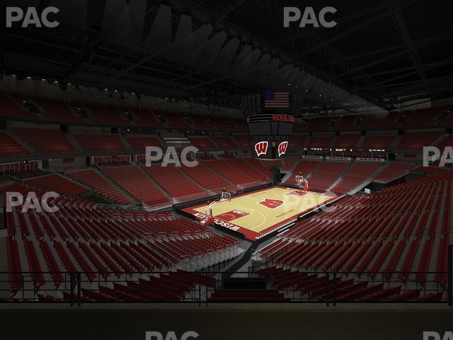 Seating view for Kohl Center Section 226