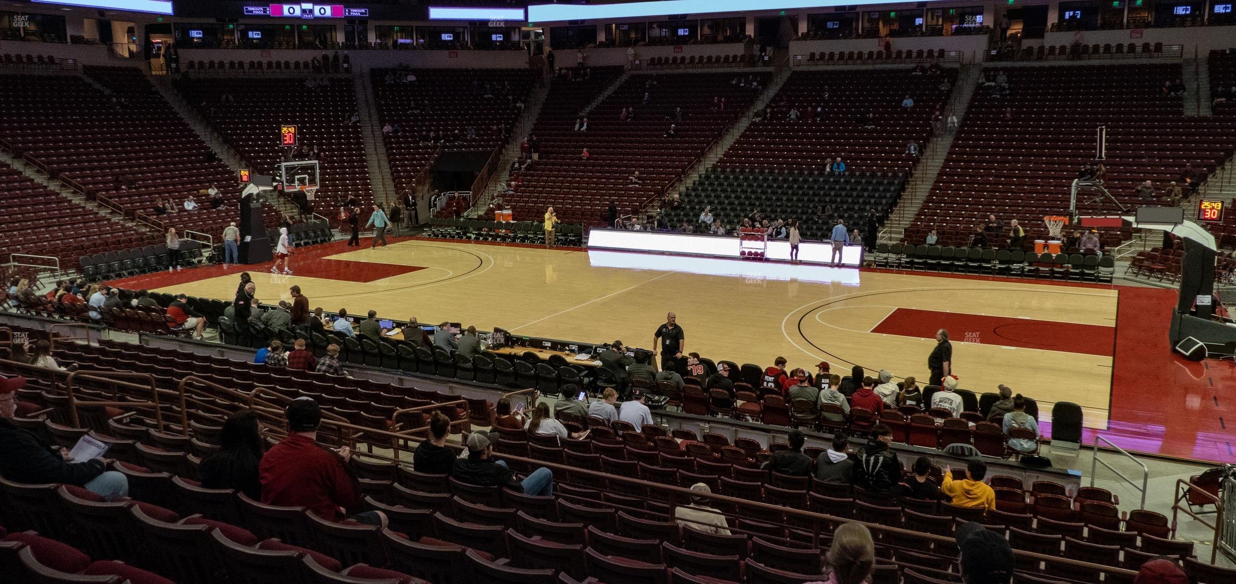 Seating view for Colonial Life Arena Section 113