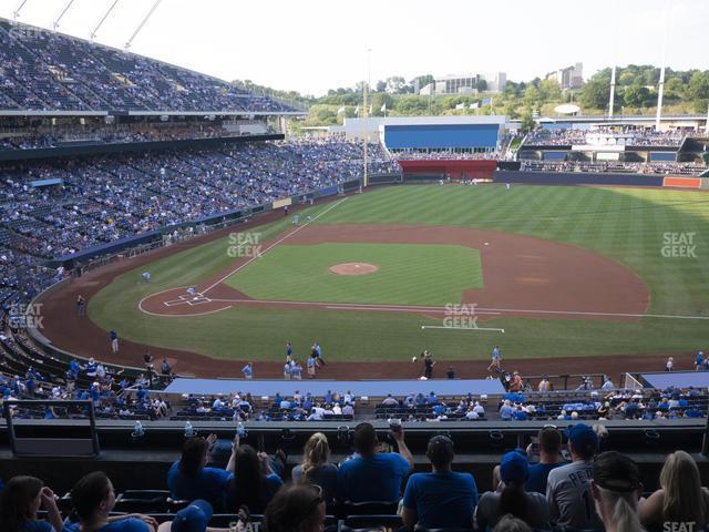 Seating view for Kauffman Stadium Section 316