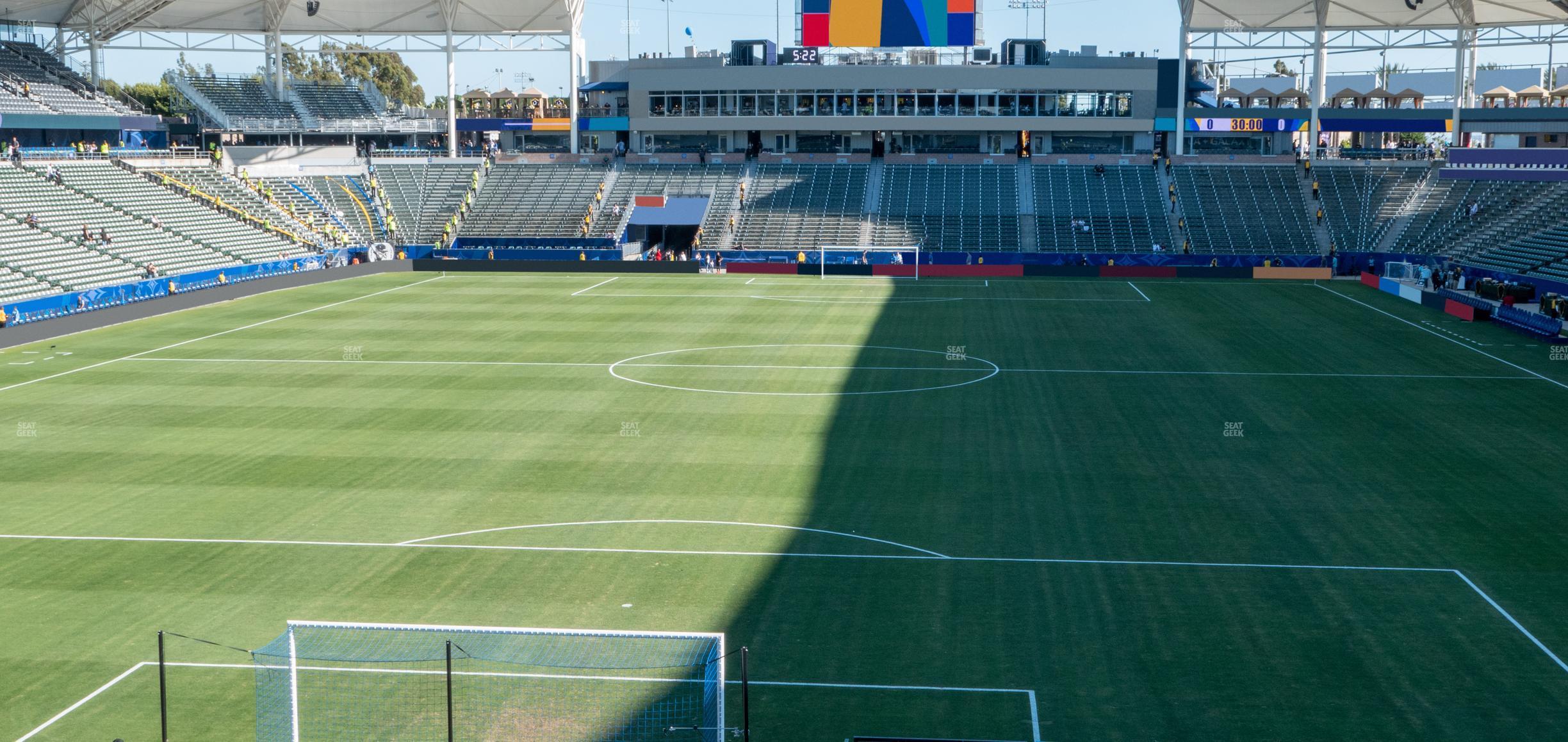 Seating view for Dignity Health Sports Park Section 121