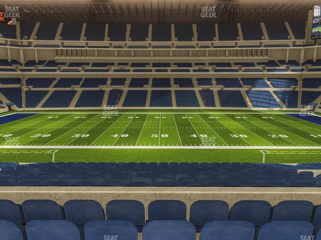 Seating view for Lucas Oil Stadium Section 240