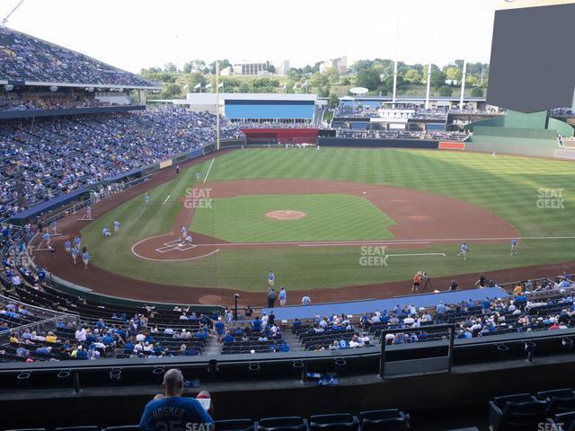 Seating view for Kauffman Stadium Section 313