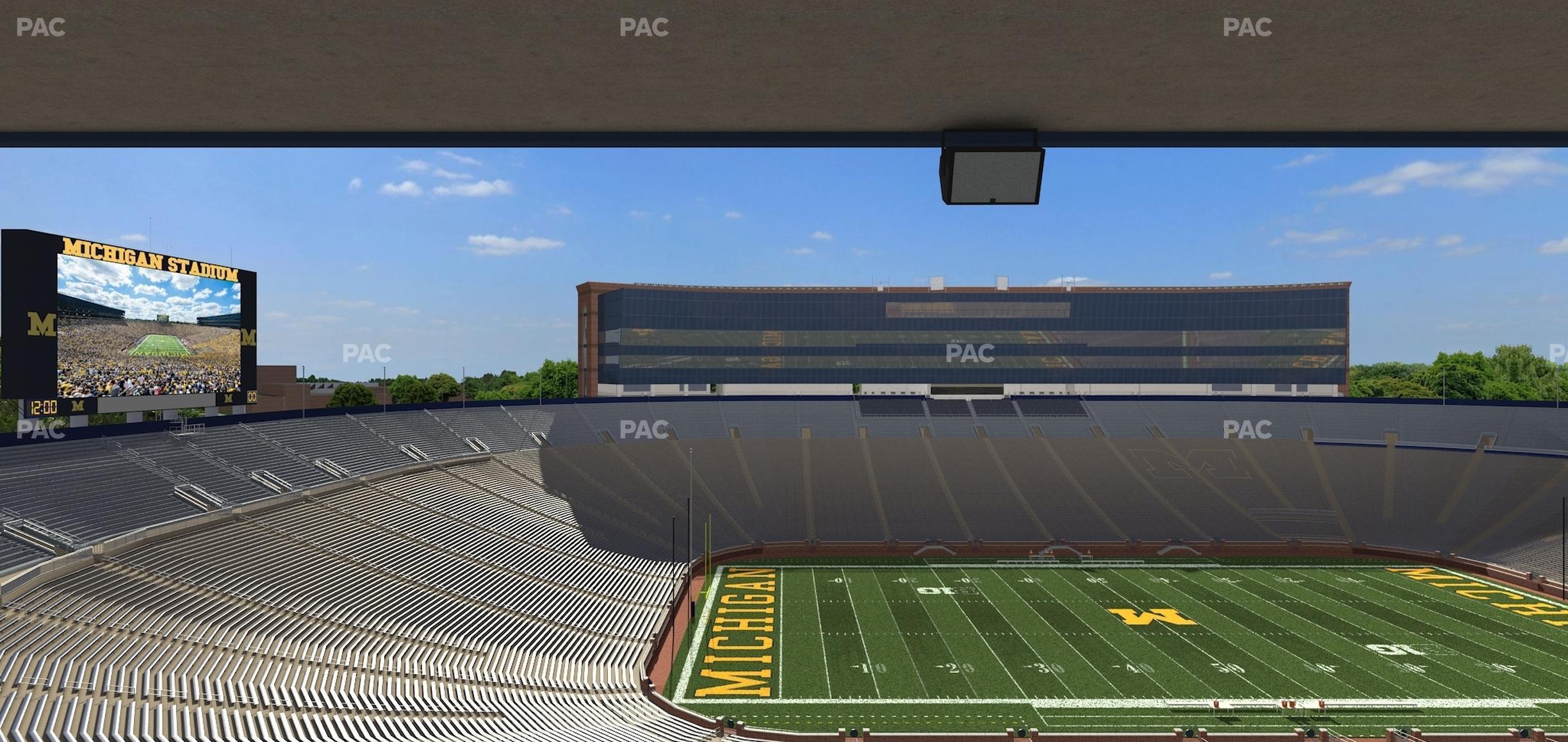 Seating view for Michigan Stadium Section 405