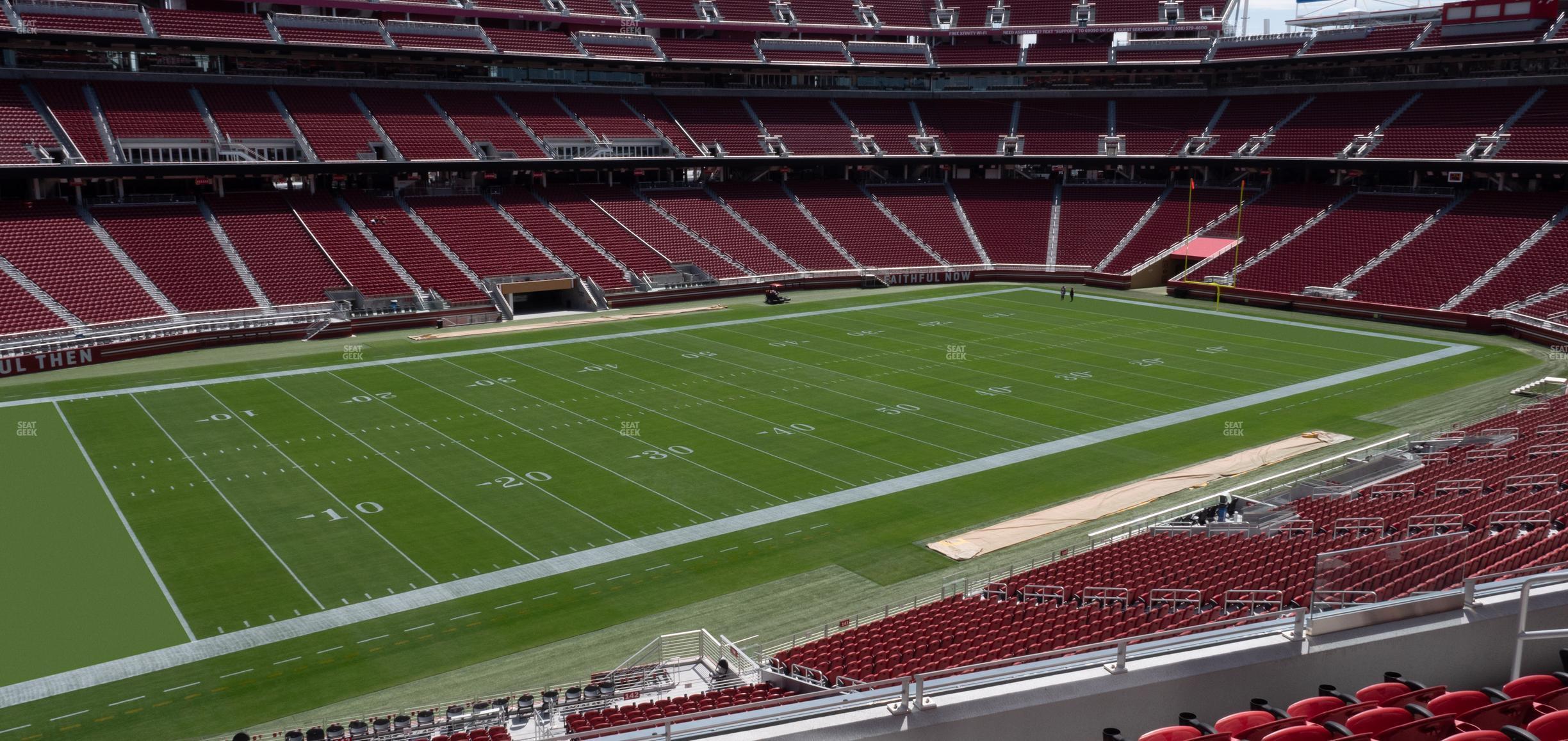 Seating view for Levi's Stadium Section P 244