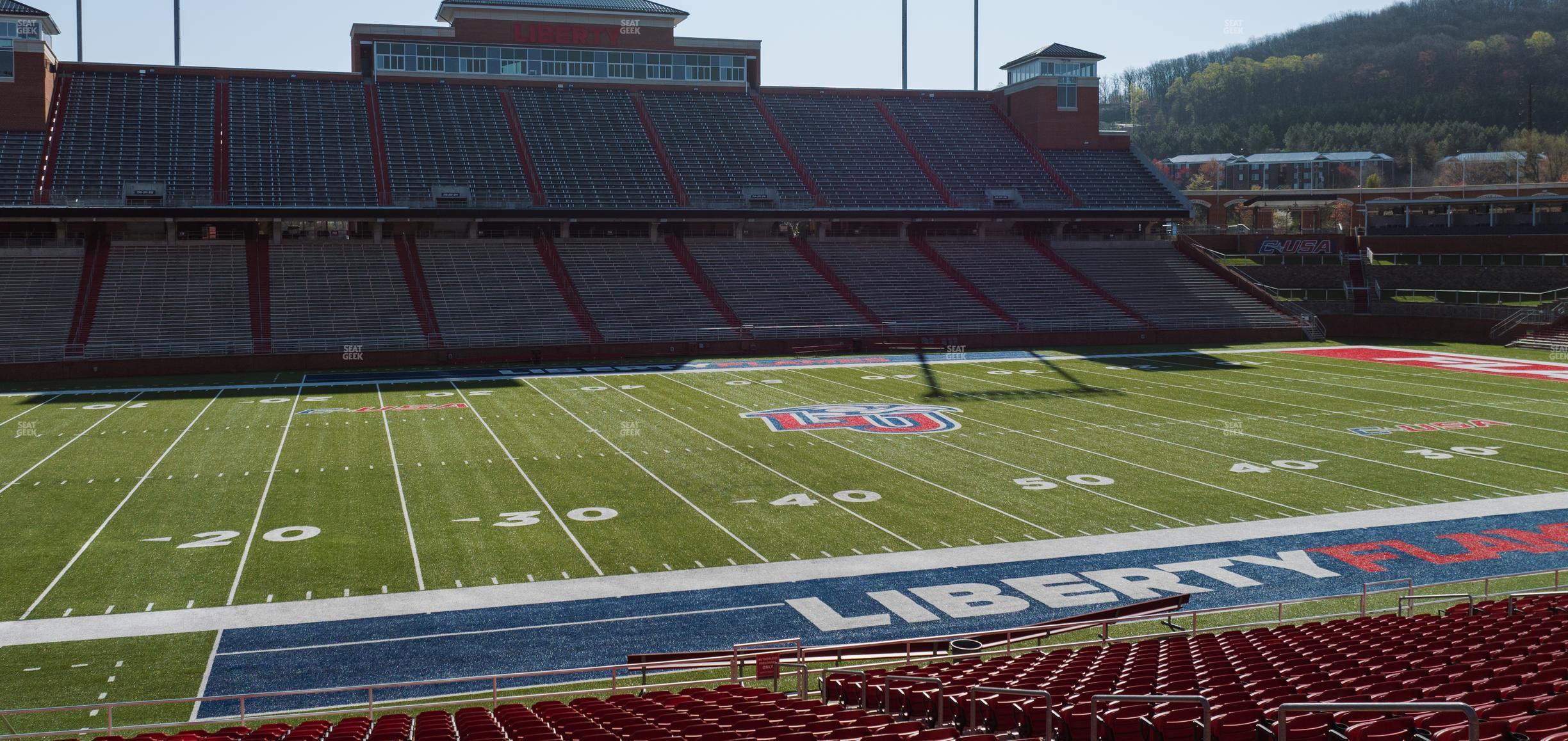 Seating view for Williams Stadium Section 107