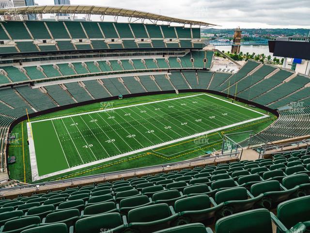 Seating view for Paycor Stadium Section 314