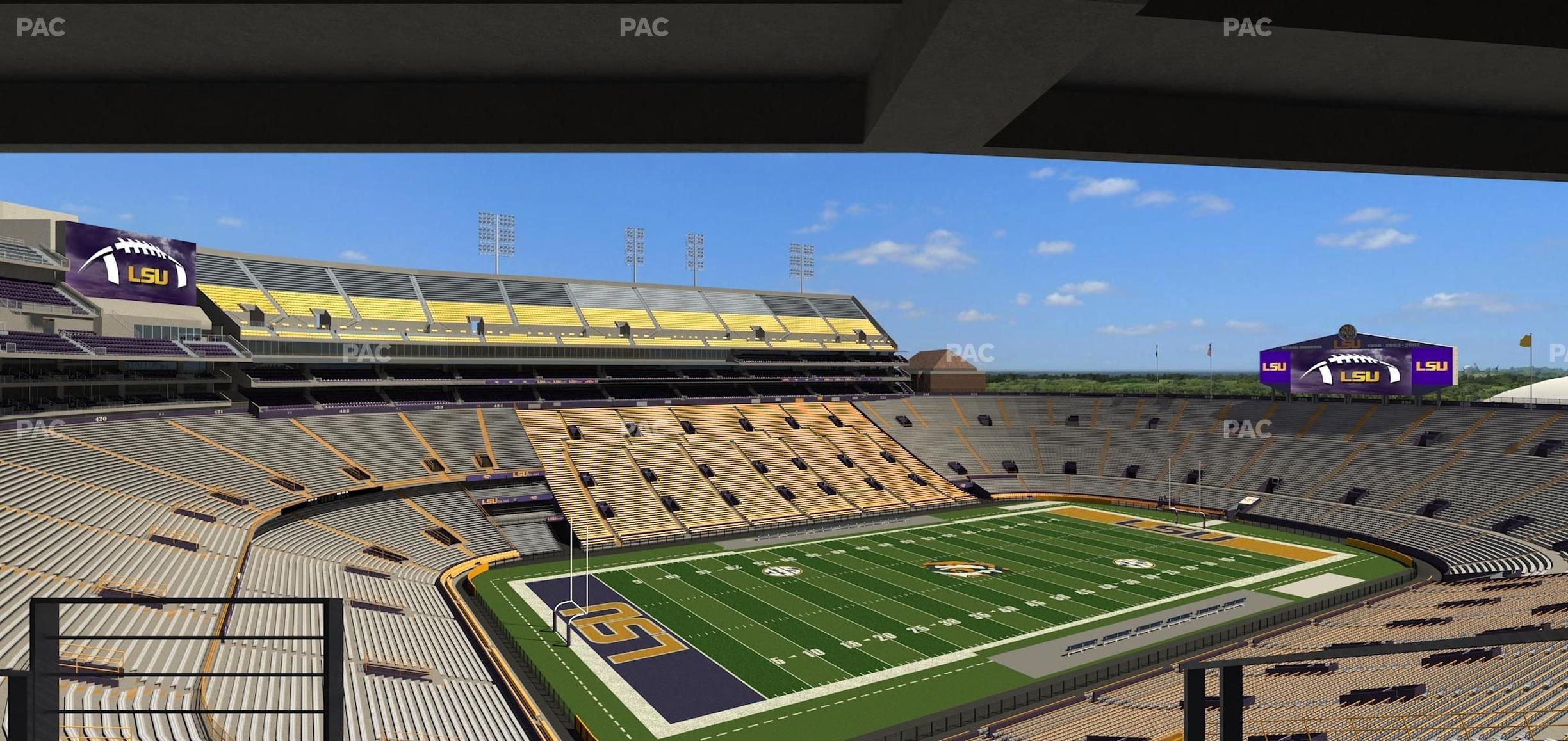 Seating view for Tiger Stadium Section Suite 233