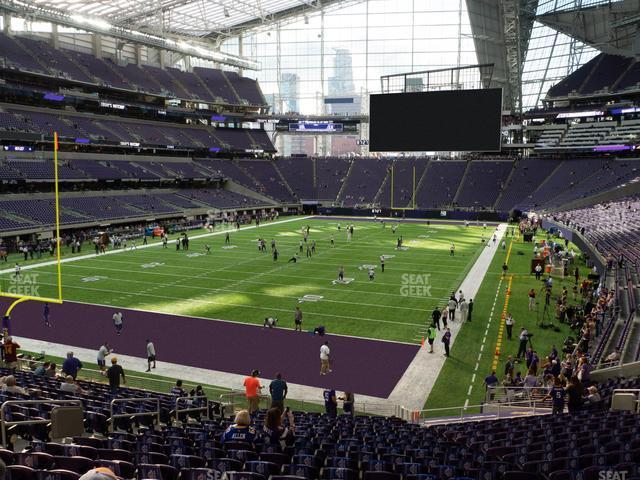 Seating view for U.S. Bank Stadium Section 116