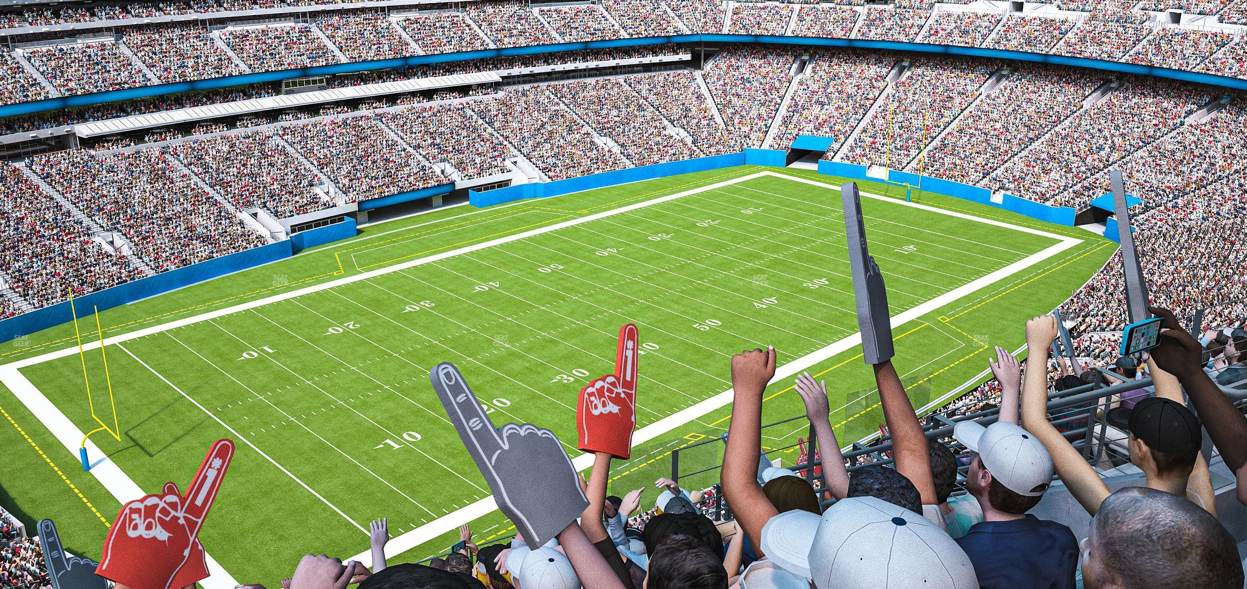 Seating view for MetLife Stadium Section 319