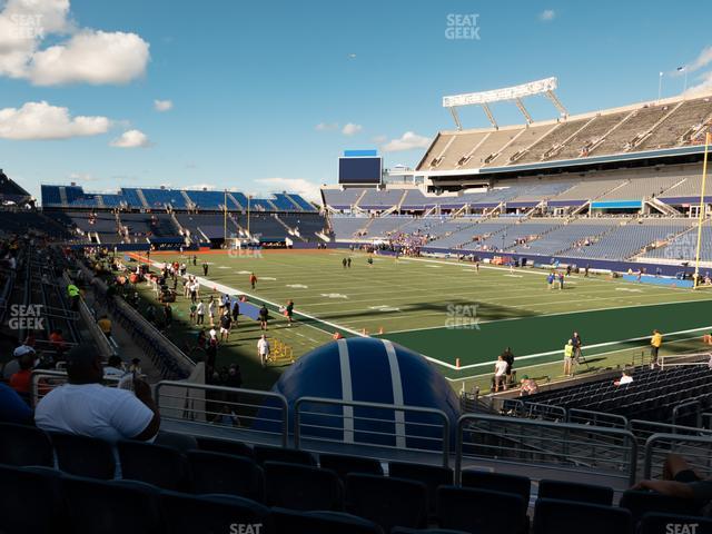 Seating view for Camping World Stadium Section 125