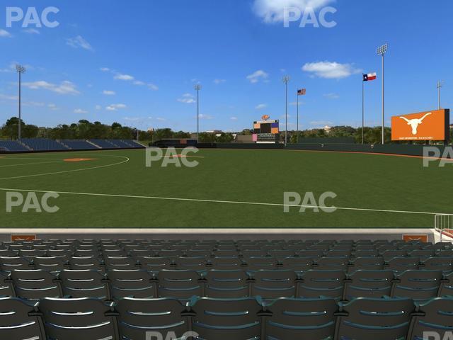 Seating view for UFCU Disch-Falk Field Section R 4