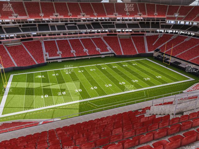 Seating view for Mercedes-Benz Stadium Section 342