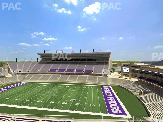 Seating view for Amon G. Carter Stadium Section 303