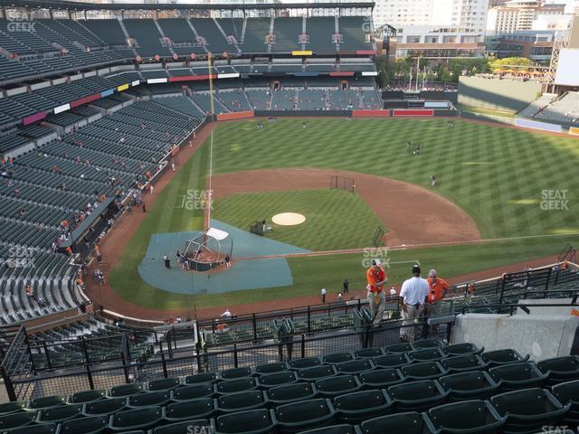 Seating view for Oriole Park at Camden Yards Section 326