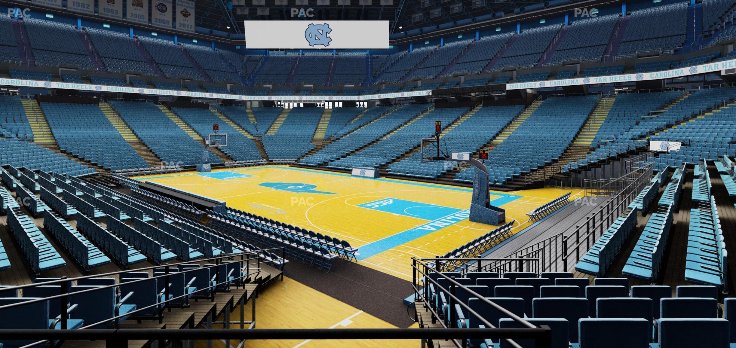 Seating view for Dean Smith Center Section 113