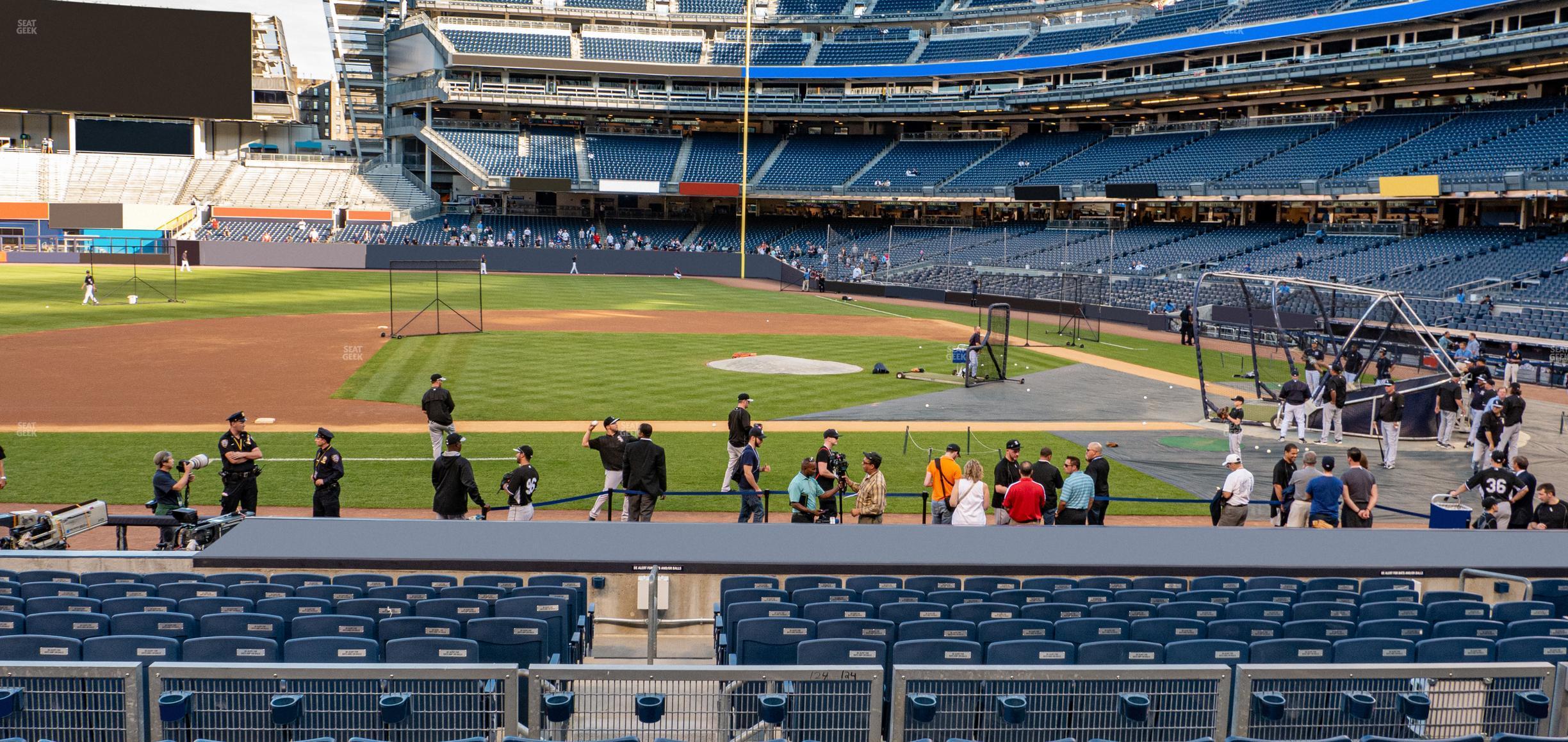 Seating view for Yankee Stadium Section Field Mvp 124