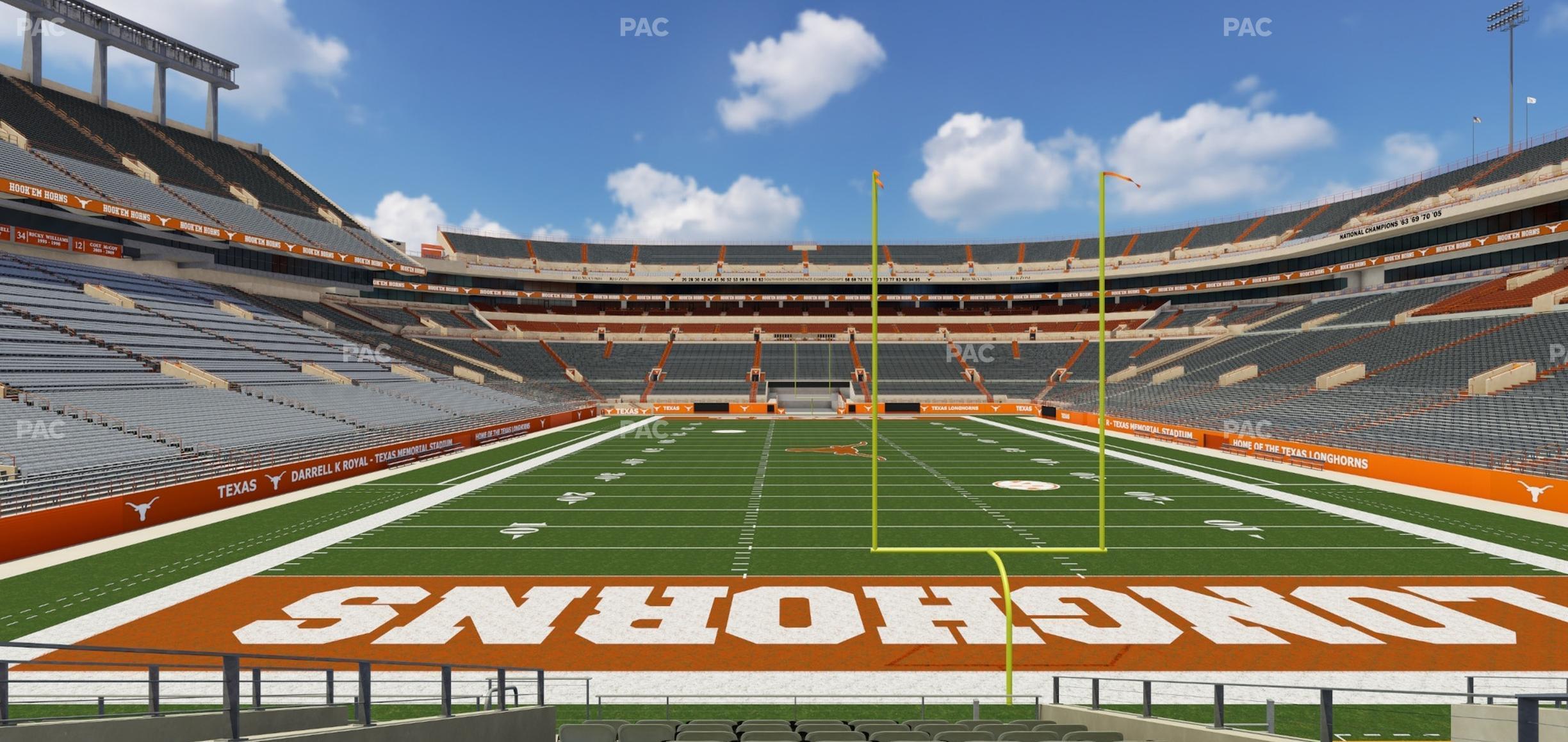 Seating view for Darrell K Royal - Texas Memorial Stadium Section 39 C