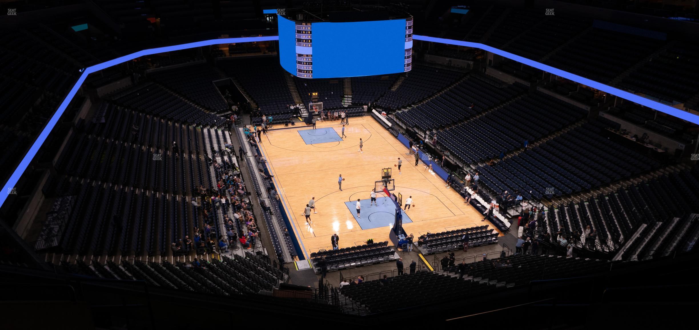 Seating view for FedExForum Section 231