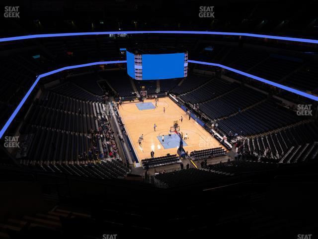 Seating view for FedExForum Section 231