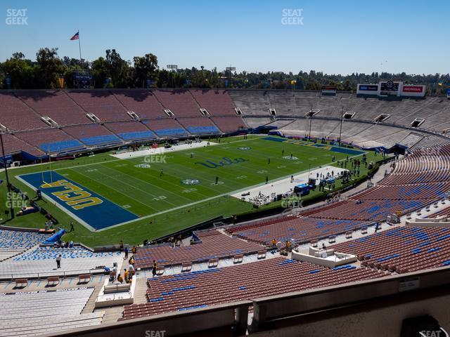 Seating view for Rose Bowl Stadium Section Club 214