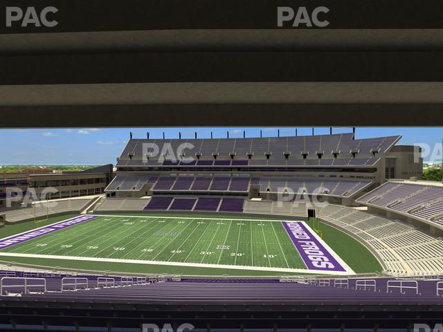 Seating view for Amon G. Carter Stadium Section 232